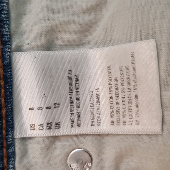 AMERICAN EAGLE HI-RISE FESTIVAL DENIM MINI SKIRT - Picture 9 of 11